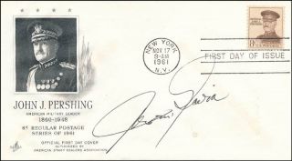 James M.  Gavin - First Day Cover Signed