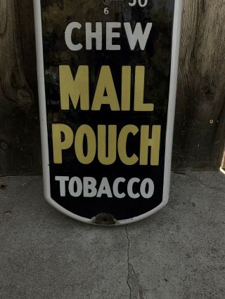 Mail Pouch Tobacco Thermometer Ad Sign 2