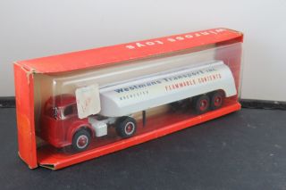 Vintage 1/64 Winross White 3000 Westmans Transport Fuel Tanker
