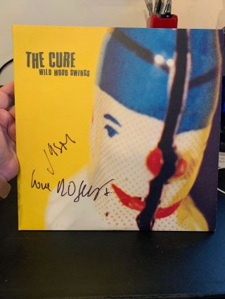 The Cure Vinyl Double Lp Record Wild Mood Swings Never Played Signed Autographed