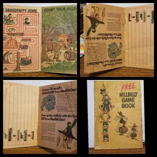 Rare Vintage 1967 MOUNTAIN DEW Soda Pop Hillbilly Game Book 3