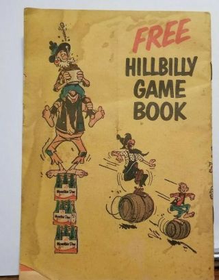 Rare Vintage 1967 MOUNTAIN DEW Soda Pop Hillbilly Game Book 5