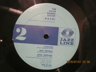 DAVE BAILEY Sextet BASH Jazz Line DG Lp JAZ - 33 - 01 w/ Kenny Dorham 3