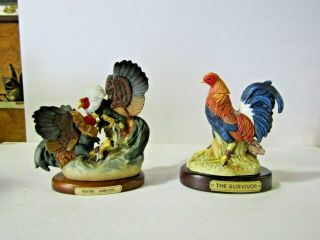 Ski Country Fighting Gamecocks & The Survivor Gamecock Miniature Decanters