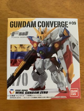 Bandai Fw Gundam Converge ♯09 Wing Gundam Zero Japan Import Figure 170