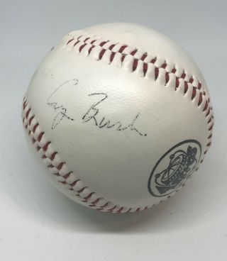 Pres George H.  W.  Bush Hand Signed Autograph Baseball W/ Jsa - Astros Ball W/case