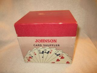 Vintage Nestor Johnson Card Shuffler Machine Model 50