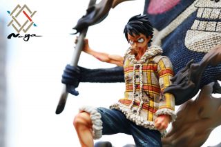 One Piece Monkey D.  Luffy Limited Resin GK Statue Luffy Carrying the Flag Ver. 2