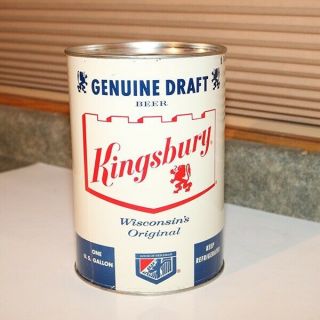 Kingsbury Beer Gallon Can
