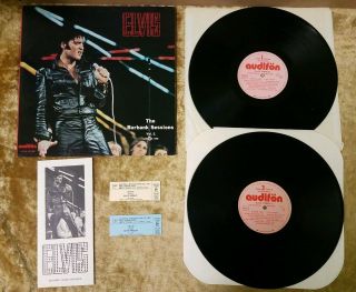 Elvis Presley The Burbank Sessions Vol.  2 2x 12 " 33rpm W/souvenir Audifon 62968