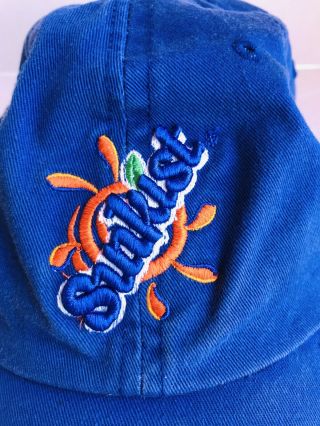 Vintage Sunkist Orange Soda Pop Adjustable Blue Baseball Cap Dad Hat Men Women 2
