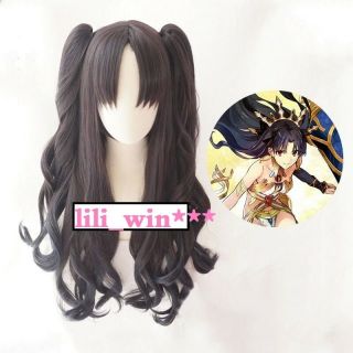 Fate Grand Order Fgo Tohsaka Rin Ishtar Cosplay Bunches Halloween Style Hair Wig