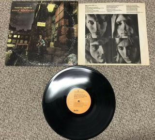 David Bowie The Rise & Fall Of Ziggy Stardust Vinyl Lp Record 1972 Pressing 4702
