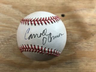 Archie Bunker - Carroll O’conner Single Signed Autographed Offical Oml Baseball