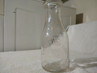 Ferrum Virginia Milk Bottle.  Big Oak Dairy Farm.  M.  L.  Goode