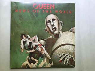 Queen News Of The World Lp Vinyl Vg “we Are Champions