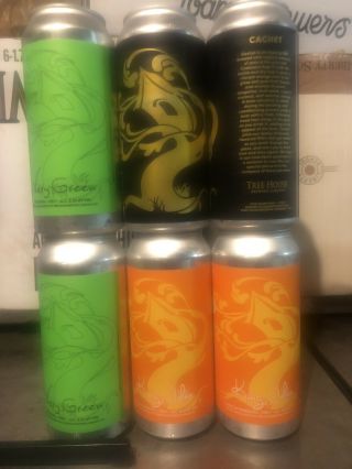 Treehouse 2 King Julius,  2 Cachet,  2 Very Green “6 Collector Cans”