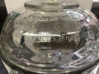 Zatek Chocolate Billets Pittsburgh Pennsylvania 1907 Patent Glass Jar Container 5
