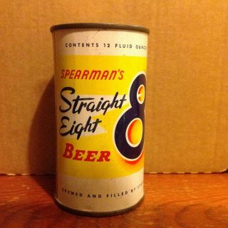 Straight Eight 12 Oz Beer Can Spearman Brewing Co
