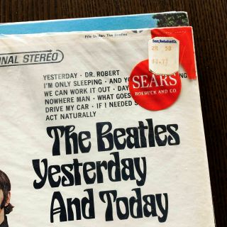 THE BEATLES YESTERDAY AND TODAY US ORIG ' 66 CAPITOL STEREO BUTCHER COVER BAGGY 12