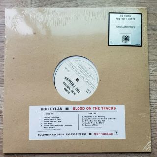 Bob Dylan Blood On The Tracks York Test Pressing Rsd 2019 Vinyl Lp