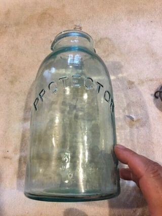 Protector Half Gallon Aqua Fruit Jar