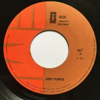 Deep Purple - Hush Rare Guatemala Press