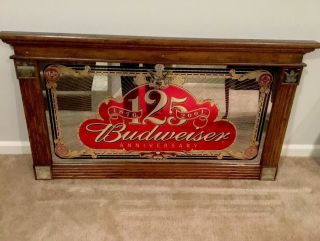 Budweiser 125th Anniversary Mirror