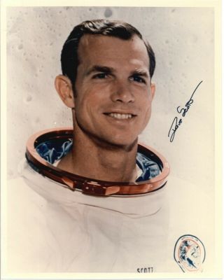 Dave Scott Nasa Astronaut Signed 8x10 Photo - Bas Beckett