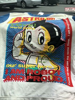 Astro Boy Vintage Mighty Atom Shin And Con Size S