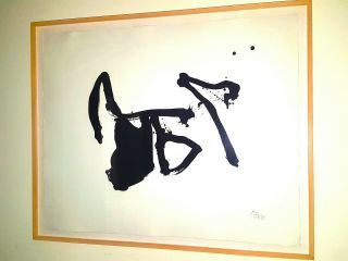 ROBERT MOTHERWELL,  SIGNS ON WHITE,  C.  1981 Etching with Aquatint 2