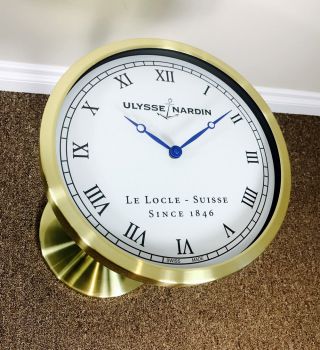 Ulysse Nardin Advertising Showroom Table Clock Display