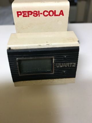 Vintage Pepsi Truck Quartz Clock Paper Weight 7