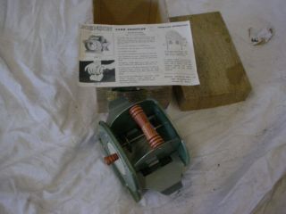 Vintage Johnson Card Shuffler & Box & Instructions Model 5 - P For Up To 3 Decks