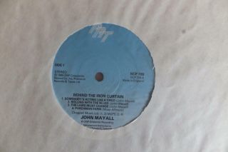 JOHN MAYALL ' S BLUESBREAKERS - BEHIND THE IRON CURTAIN - PRT RECORDS - NCP - 709 - 1986 3