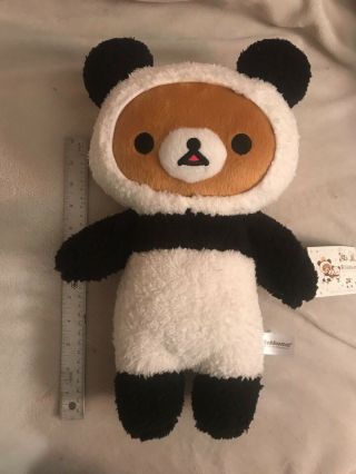 Rilakkuma Panda Plush San X Round 1 Authentic