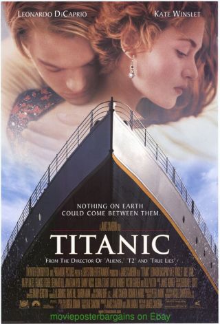 Titanic Movie Poster Six Different All 4 Are Double Sided Theatrical