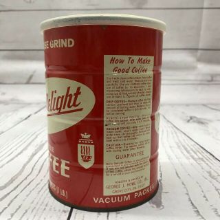 Vintage Daily Delight All Purpose Grind Coffee Tin Can 