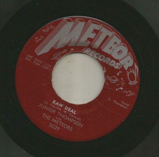 Rockabilly - Junior Thompson - Raw Deal - Hear - 1956 Meteor 5029