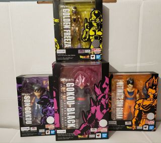 Sdcc 2019 Tamashii Nations S.  H.  Figuarts Set Of 4 Exclusive Color In Hand