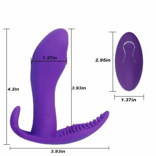 Butterfly Gspot Vibrator With Clitoral Stimulator Trediride Remote Massager
