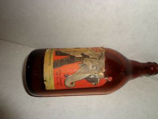 Pfeiffer famous beer Jumb O beer bottle 1947 elephant sticker 3