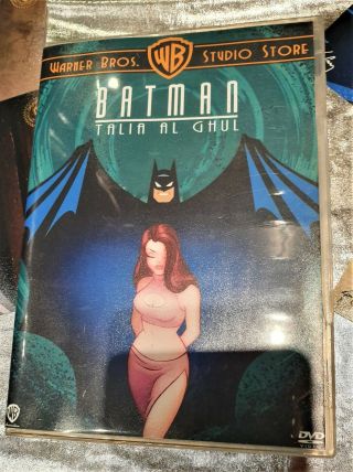 Warner Bros Batman Tas Talia Al Ghul Custom Dvd Art Cels/signed Certificates