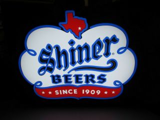 27 " X 22 " Texas Shiner Cotton Ball Led Beer Beer Bar Sign Light Opti Game Room