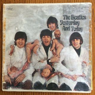 The Beatles Yesterday And Today Lp Butcher Cover Peeled Mono Capitol T - 2553