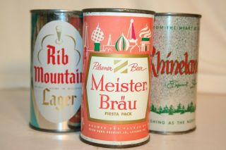 Meister Brau Beer 12 Oz.  Flat Top - Peter Hand Brewery Co. ,  Chicago,  Ill.