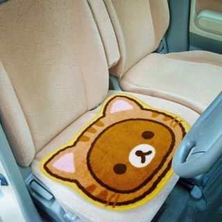 Rilakkuma Car Seat Cussion Cute Bear Cat Neko Japan Anime Kawaii San - X Rk241