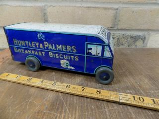 Scarce Huntley & Palmer Tribrek Delivery Truck Biscuit Tin C1937 Toy
