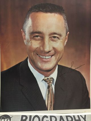 Ivan “gus” Grissom Signed Photo Nasa Astronaut Died In Training
