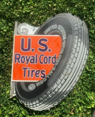 Us Royal Cord Tire Sign